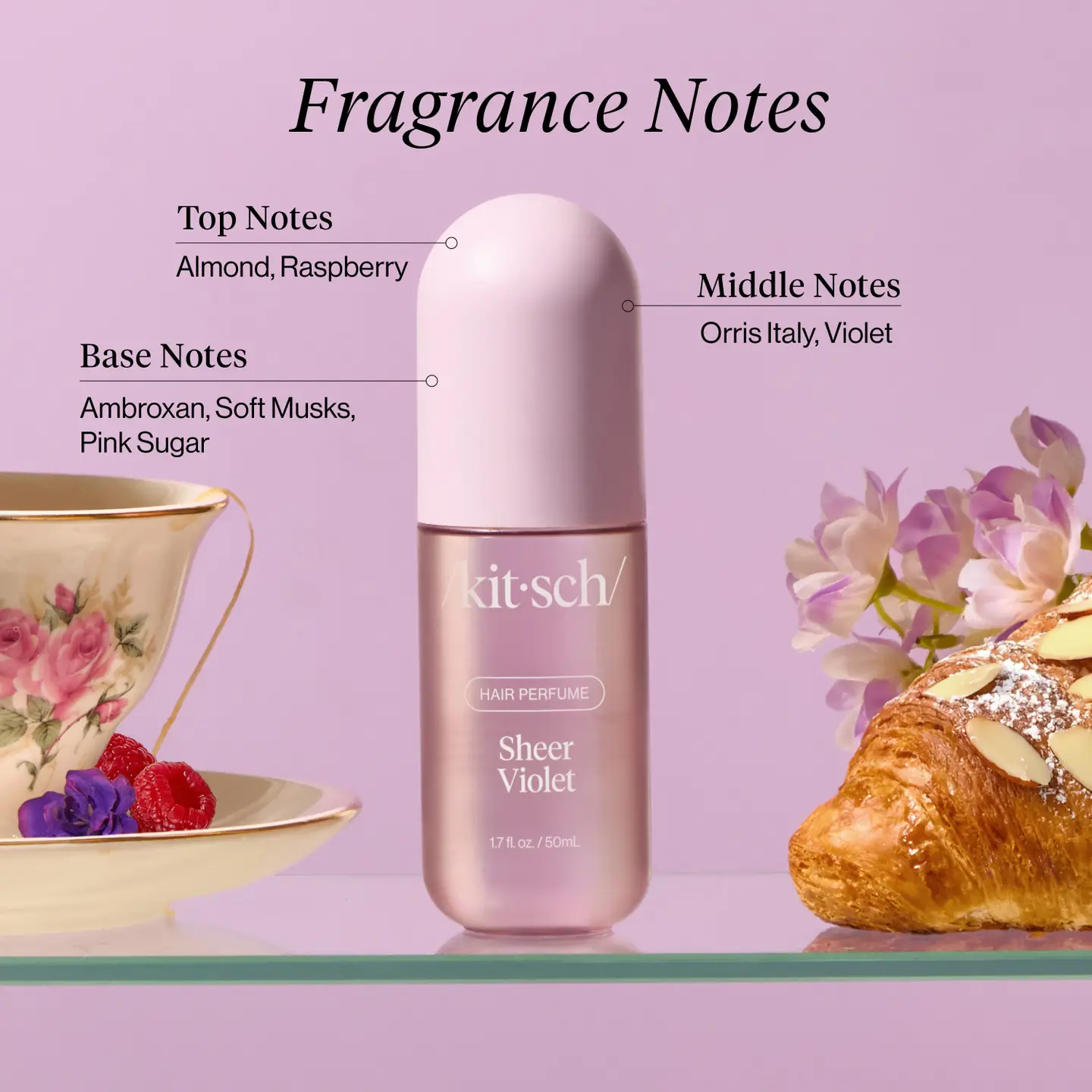 KITSCH Sheer Violet juuste- ja kehaparfüüm - Pilt 2